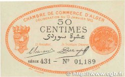 50 Centimes FRANCE regionalism and various Alger 1915 JP.137.05 XF+