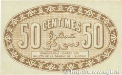50 Centimes FRANCE regionalism and miscellaneous Alger 1915 JP.137.09 VF+