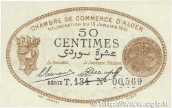 50 Centimes FRANCE regionalismo e varie Alger 1915 JP.137.09 FDC