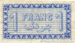 1 Franc FRANCE regionalism and various Alger 1919 JP.137.12 VF+