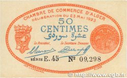 50 Centimes FRANCE regionalism and various Alger 1923 JP.137.27 UNC-