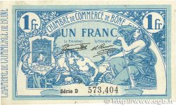 1 Franc FRANCE regionalism and various Bône 1920 JP.138.13 VF+