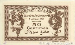 50 Centimes FRANCE regionalismo y varios Bône 1921 JP.138.14 SC+