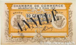 50 Centimes Annulé FRANCE regionalism and miscellaneous Bougie, Sétif 1918 JP.139.04 AU