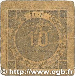 10 Centimes  FRANCE Regionalismus und verschiedenen  1916 JP.139.12