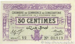 50 Centimes FRANCE Regionalismus und verschiedenen Constantine 1919 JP.140.21 VZ+
