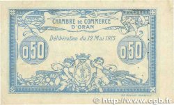 50 Centimes FRANCE regionalism and various Oran 1915 JP.141.01 VF
