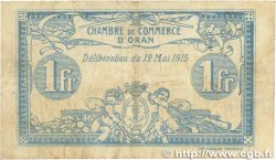 1 Franc FRANCE regionalismo y varios Oran 1915 JP.141.02 BC
