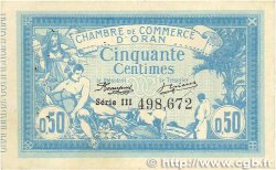 50 Centimes FRANCE regionalism and miscellaneous Oran 1915 JP.141.04 VF+