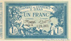 1 Franc FRANCE regionalism and miscellaneous Oran 1915 JP.141.08 AU-