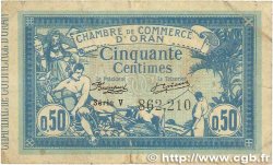 50 Centimes FRANCE régionalisme et divers Oran 1915 JP.141.19 TB