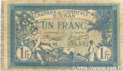 1 Franc FRANCE Regionalismus und verschiedenen Oran 1915 JP.141.20 fS