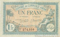 1 Franc FRANCE regionalismo e varie Oran 1921 JP.141.27 BB