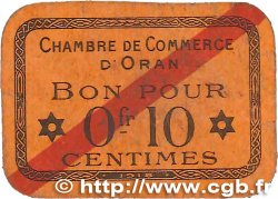 10 Centimes FRANCE regionalism and various Oran 1918 JP.141.53 F