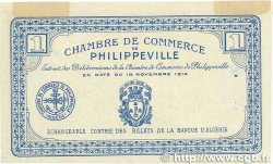 1 Franc FRANCE regionalism and miscellaneous Philippeville 1914 JP.142.02 XF+
