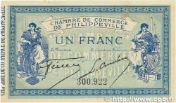 1 Franc FRANCE Regionalismus und verschiedenen Philippeville 1914 JP.142.04 VZ