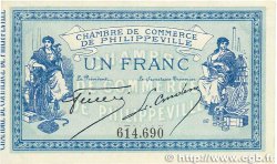 1 Franc FRANCE regionalism and miscellaneous Philippeville 1914 JP.142.06 AU-