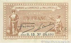 1 Franc FRANCE regionalism and various Philippeville 1917 JP.142.09 XF+