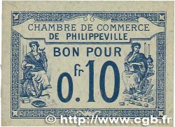 10 Centimes FRANCE regionalism and miscellaneous Philippeville 1915 JP.142.13 AU
