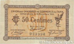 50 Centimes FRANCE regionalismo e varie Albi - Castres - Mazamet 1914 JP.005.01 MB