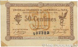 50 Centimes FRANCE Regionalismus und verschiedenen Albi - Castres - Mazamet 1914 JP.005.01 SS