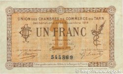 1 Franc FRANCE regionalismo y varios Albi - Castres - Mazamet 1914 JP.005.05 BC