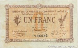 1 Franc FRANCE regionalism and miscellaneous Albi - Castres - Mazamet 1914 JP.005.05 VF