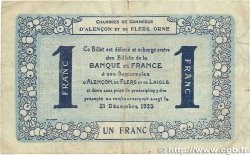 1 Franc FRANCE regionalismo e varie Alencon et Flers 1915 JP.006.48 MB
