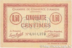 50 Centimes FRANCE régionalisme et divers Amiens 1915 JP.007.32 TTB