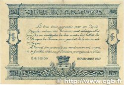 25 Centimes FRANCE regionalismo y varios Angers  1917 JP.008.04 EBC