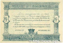 25 Centimes FRANCE regionalismo y varios Angers  1917 JP.008.04 FDC