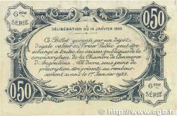 50 Centimes FRANCE Regionalismus und verschiedenen Angoulême 1920 JP.009.46 SS