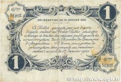 1 Franc FRANCE Regionalismus und verschiedenen Angoulême 1920 JP.009.47 fSS