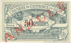 50 Centimes Annulé FRANCE régionalisme et divers Auch 1914 JP.015.06 pr.NEUF