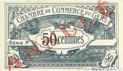 50 Centimes Annulé FRANCE regionalismo e varie Auch 1914 JP.015.06 q.FDC