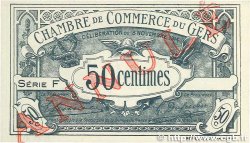 50 Centimes Annulé FRANCE regionalism and miscellaneous Auch 1914 JP.015.06 UNC