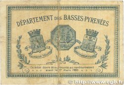 1 Franc FRANCE regionalismo y varios Bayonne 1915 JP.021.09 BC