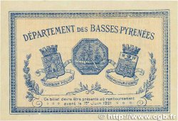 2 Francs FRANCE regionalismo e varie Bayonne 1916 JP.021.36 AU+