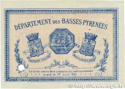 2 Francs FRANCE regionalism and various Bayonne 1916 JP.021.38 VF+