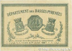 1 Franc FRANCE regionalism and various Bayonne 1917 JP.021.45 VF