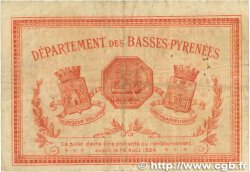 2 Francs FRANCE regionalism and miscellaneous Bayonne 1921 JP.021.72 F