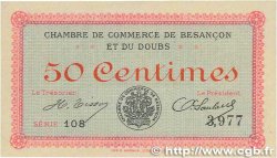 50 Centimes FRANCE regionalism and miscellaneous Besançon 1915 JP.025.01 UNC-