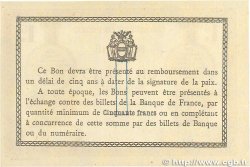 1 Franc Spécimen FRANCE regionalism and miscellaneous Béthune 1915 JP.026.07 XF+