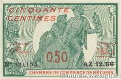 50 Centimes FRANCE Regionalismus und verschiedenen Béziers 1916 JP.027.20 VZ+