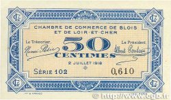 50 Centimes FRANCE regionalism and miscellaneous Blois 1918 JP.028.09 AU