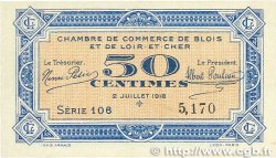 50 Centimes FRANCE regionalismo y varios Blois 1918 JP.028.09 SC+