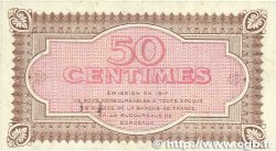 50 Centimes FRANCE Regionalismus und verschiedenen Bordeaux 1917 JP.030.11 VZ+