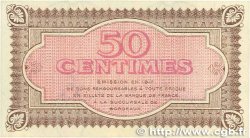 50 Centimes FRANCE regionalismo e varie Bordeaux 1917 JP.030.11 q.FDC