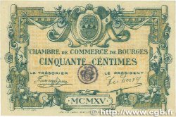 50 Centimes FRANCE regionalismo e varie Bourges 1915 JP.032.01