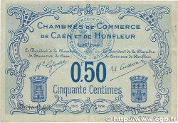 50 Centimes FRANCE regionalismo e varie Caen et Honfleur 1915 JP.034.04 MB